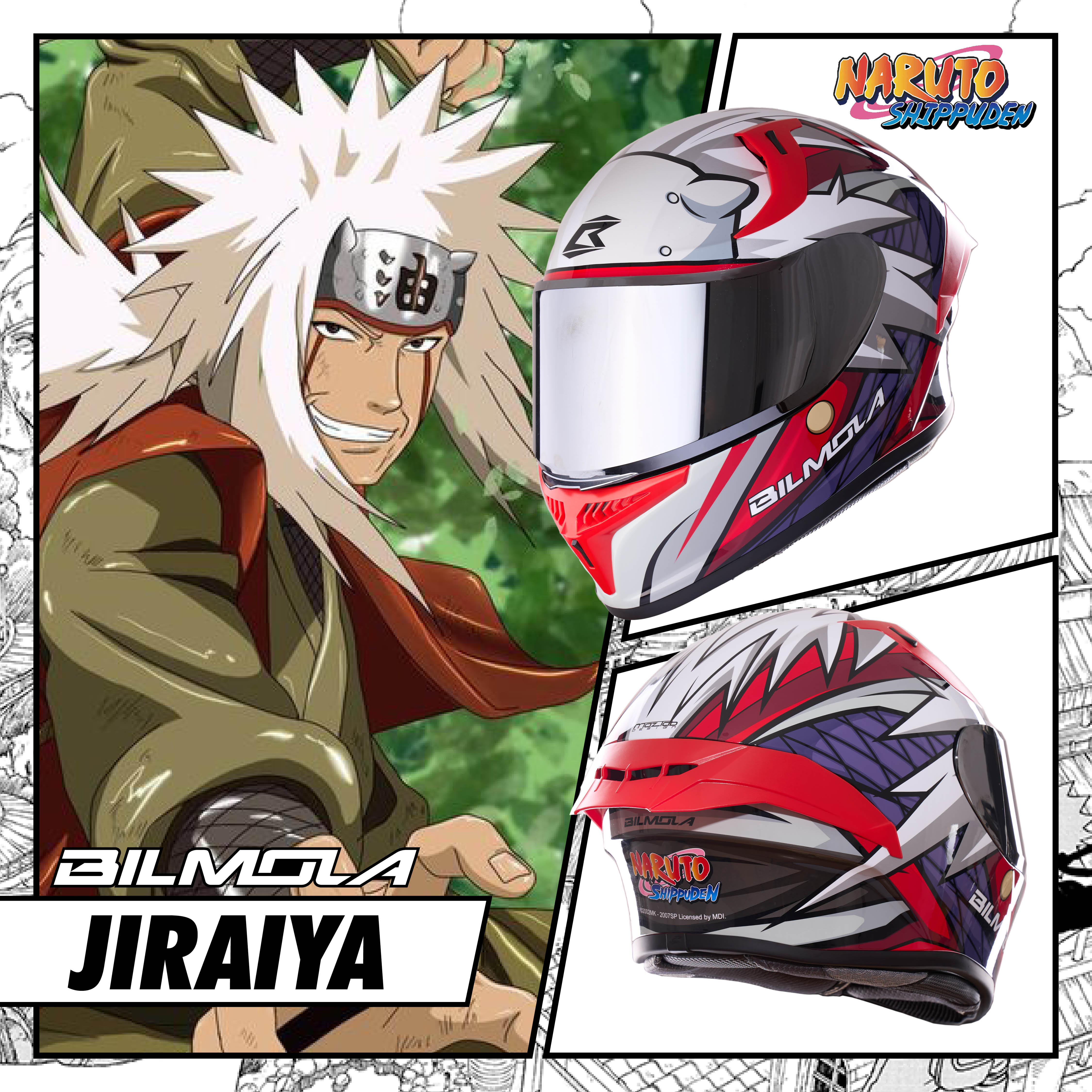 หมวกกันน็อคเต็มใบ Bilmola | Naruto [Limited Edition] : JIRAIYA