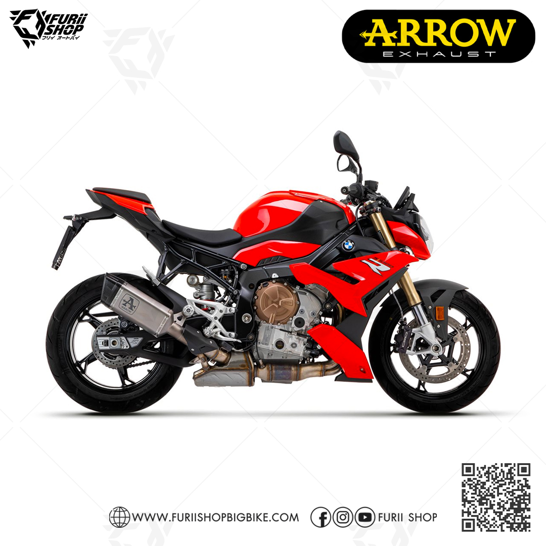 ท่อมอเตอร์ไซค์ Arrow Slip on GP Pista Titanium : for BMW S1000RR 2019-2022/All new S1000R Naked 2021-2022