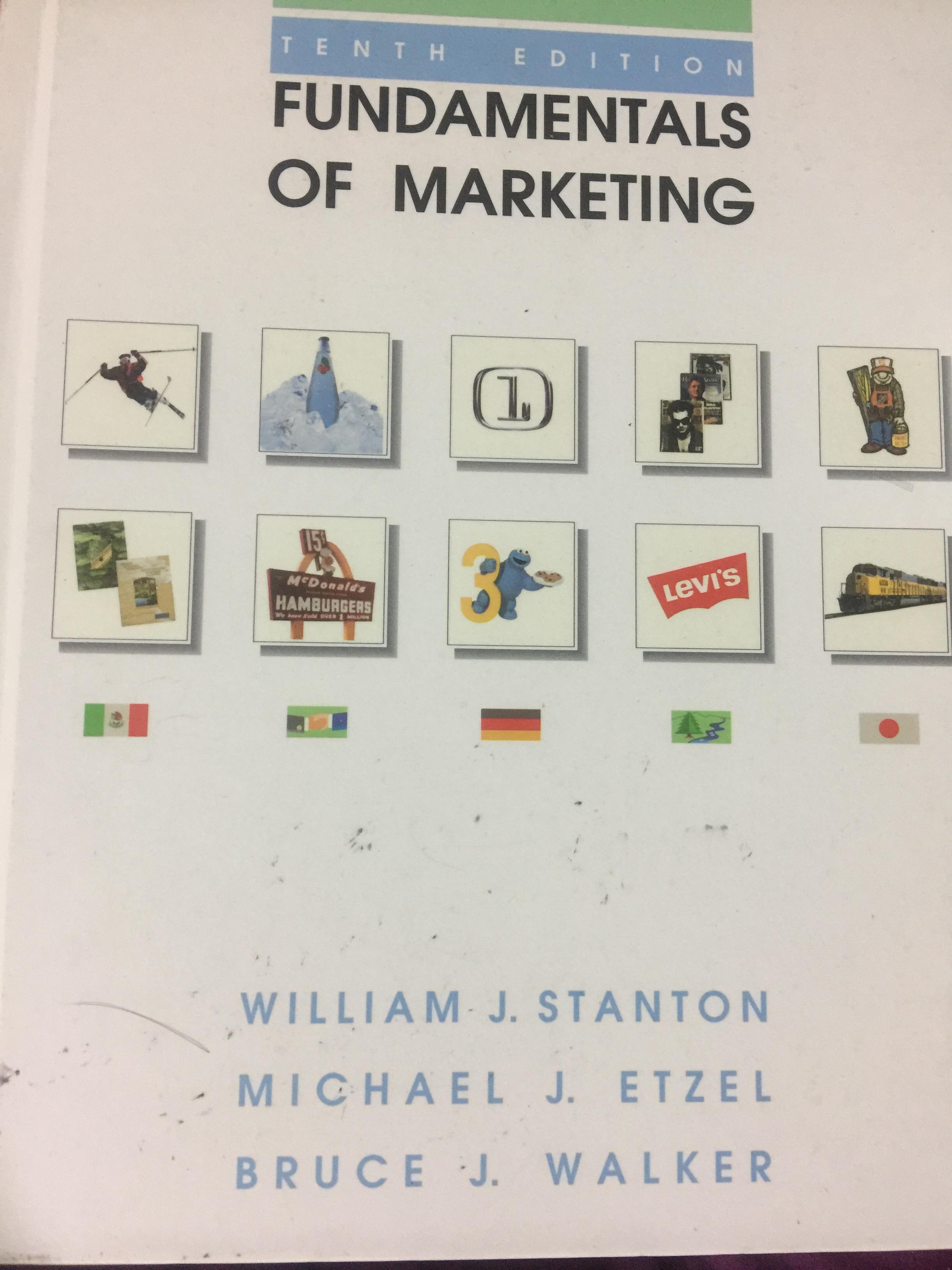 FUNDAMENTAL OF MARKETING. ผู้เขียน William J. Stanton และคณะ 0 กก.