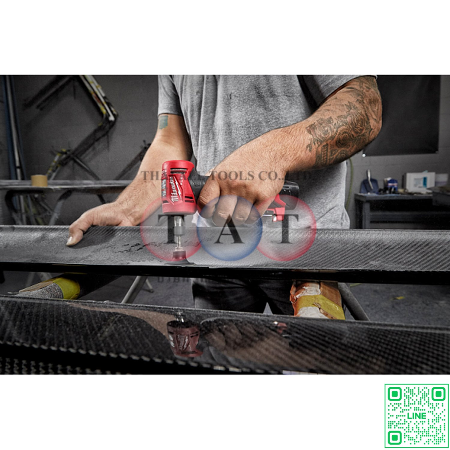 Milwaukee M12 FUEL Right Angle Die Grinder FDGA-0 | เครื่องเจียร์มุมไร้สาย ทรงพลัง