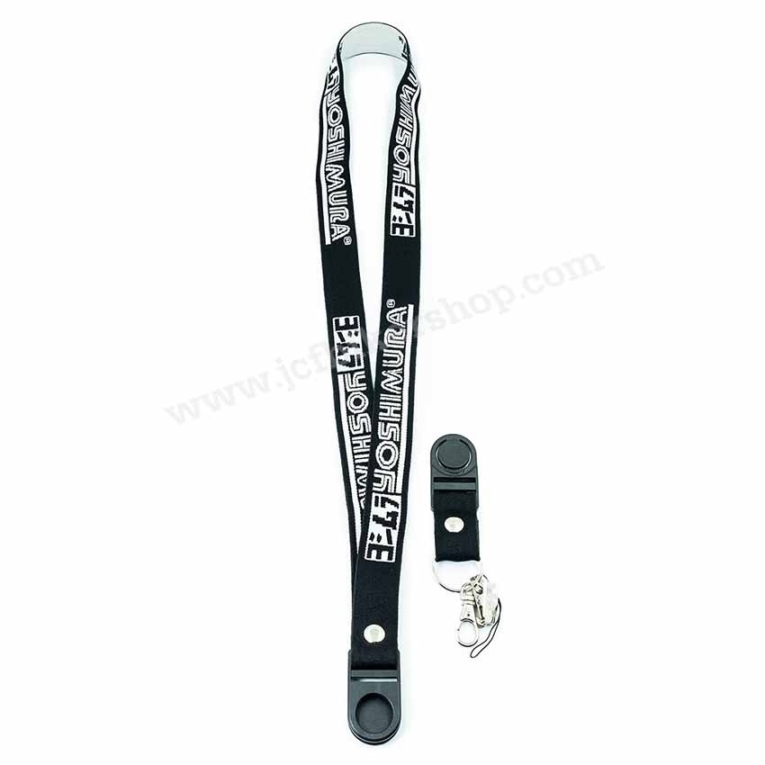 สายคล้องบัตร สายคล้องคอ สายคล้องกุญแจ สายคล้องโทรศัพท์ Yoshimura(มีตัวปลดล็คปลายสาย)