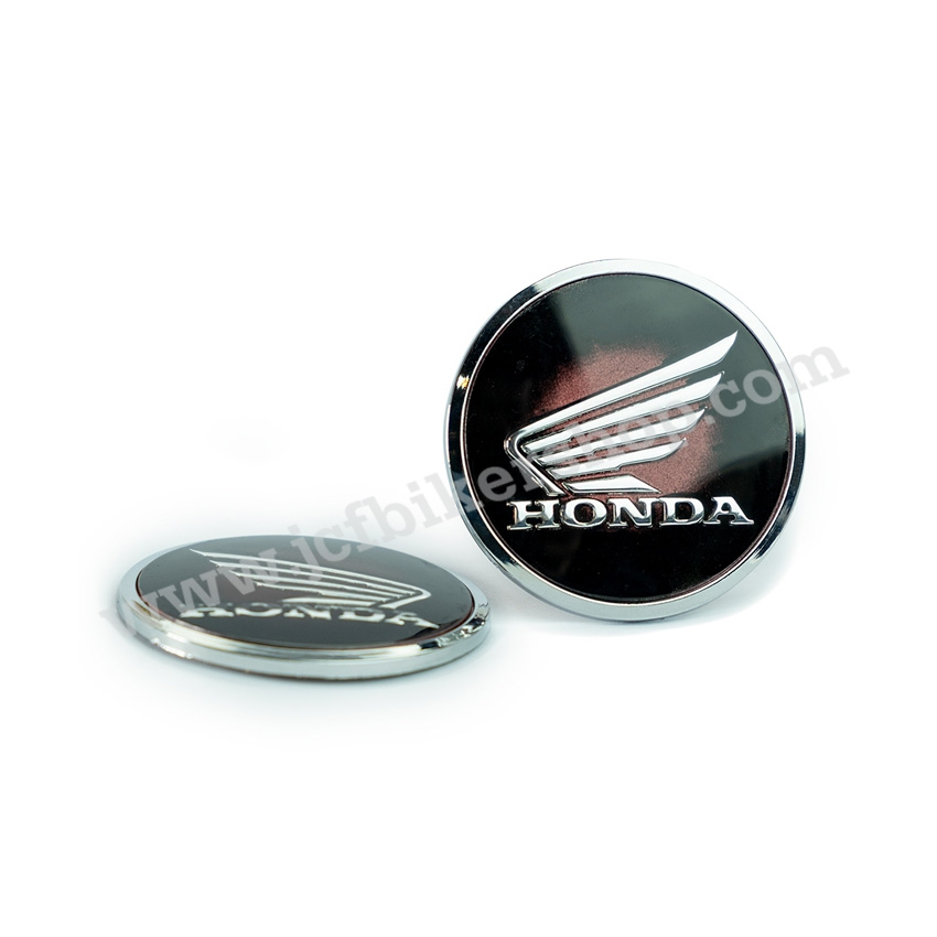 โลโก้ HONDA ขอบโครเมี่ยม 6.2 cm.