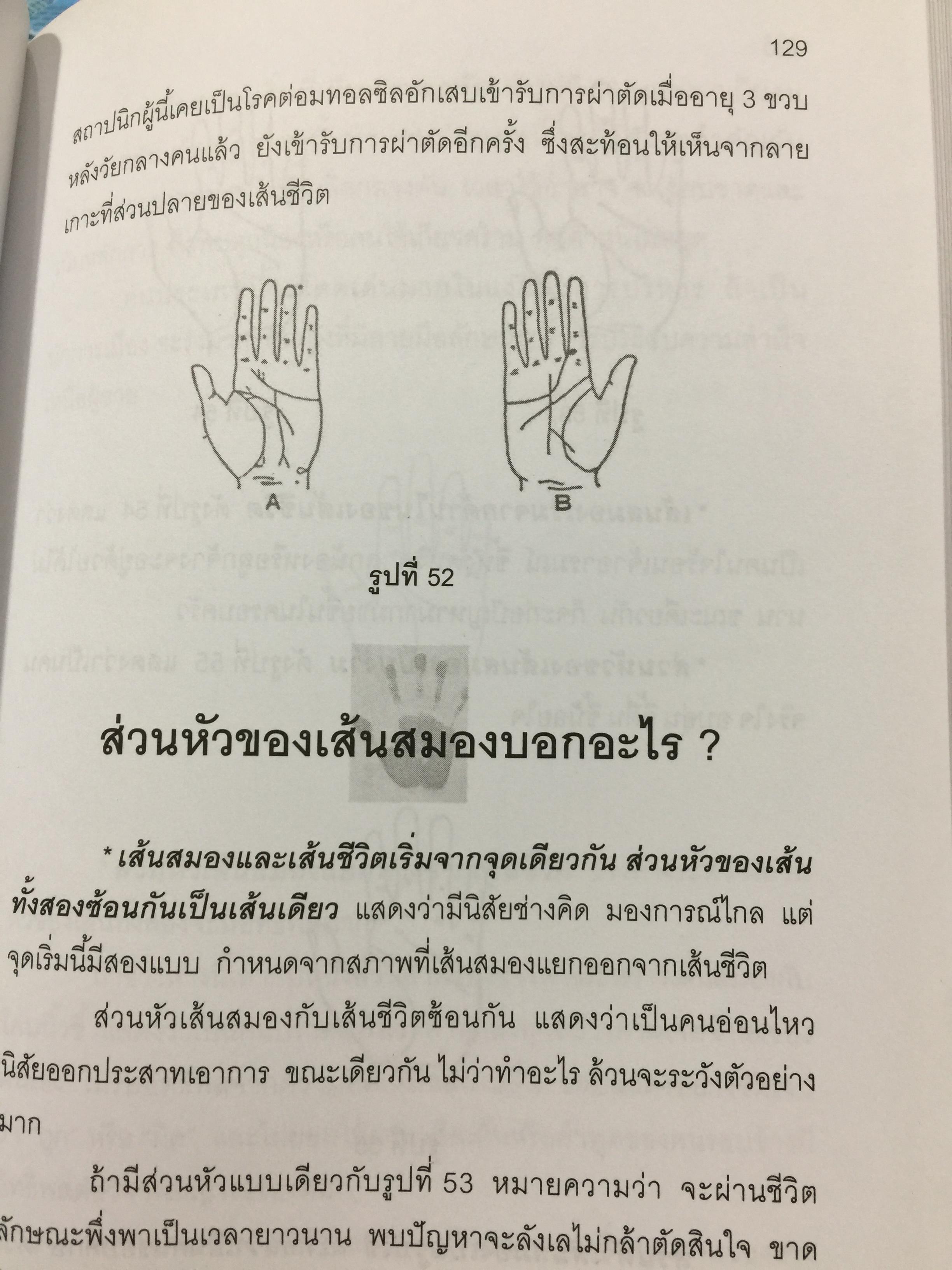 หัตถลักษณ์ศาสตร์ ฉบับ วิธีดูลายมือแบบกูรู ผู้เขียน ซินแส ไป๋หยุน ซานเหยิน. 1,800 กรัม