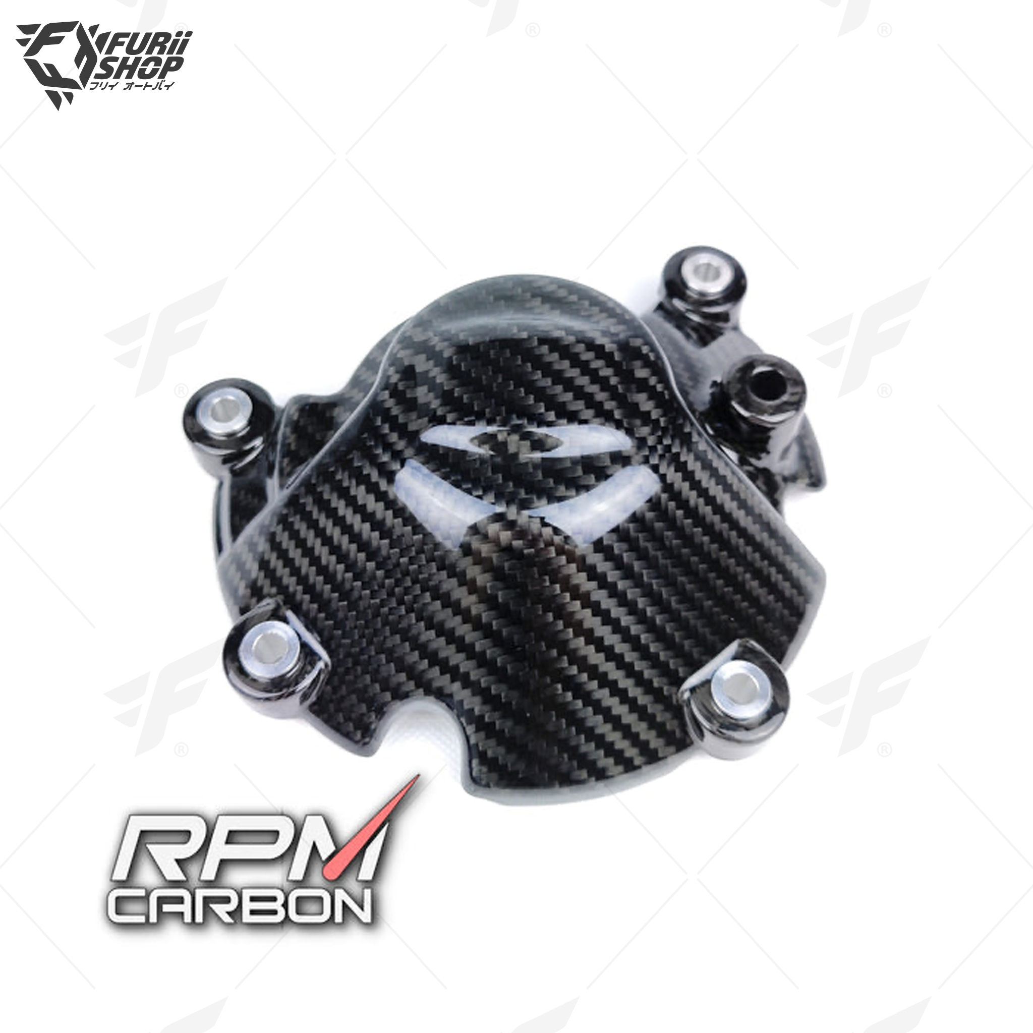 ครอบเครื่อง RPM Carbon Engine Cover V2 Medium : for Yamaha R1 2015+