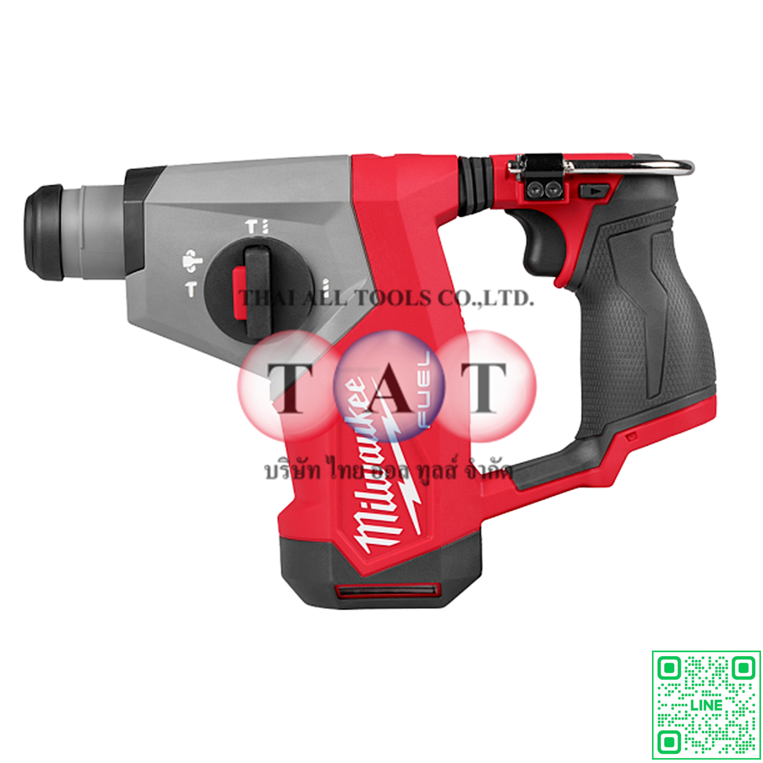 Milwaukee M12 FHAC16-0 สว่านโรตารี่ไร้สาย 16 มม. SDS Plus | แรงกระแทก 1.15J