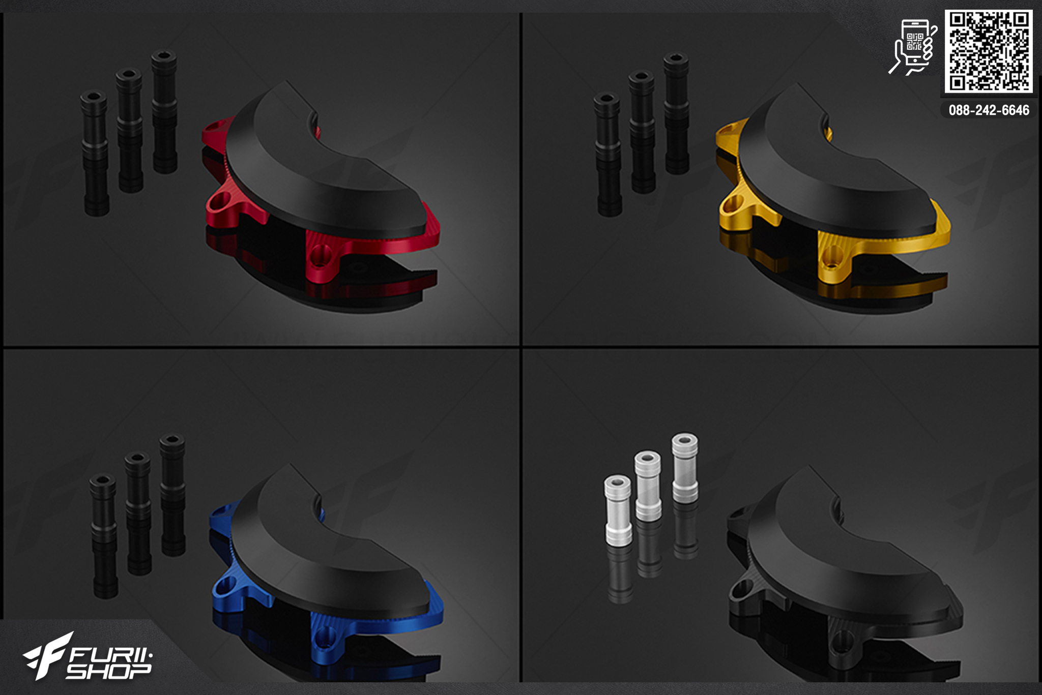 ชุดกันล้มเครื่อง กันแคร้ง Engine Guard Set (Left) Biker Yamaha MT-07 (2015-2017)