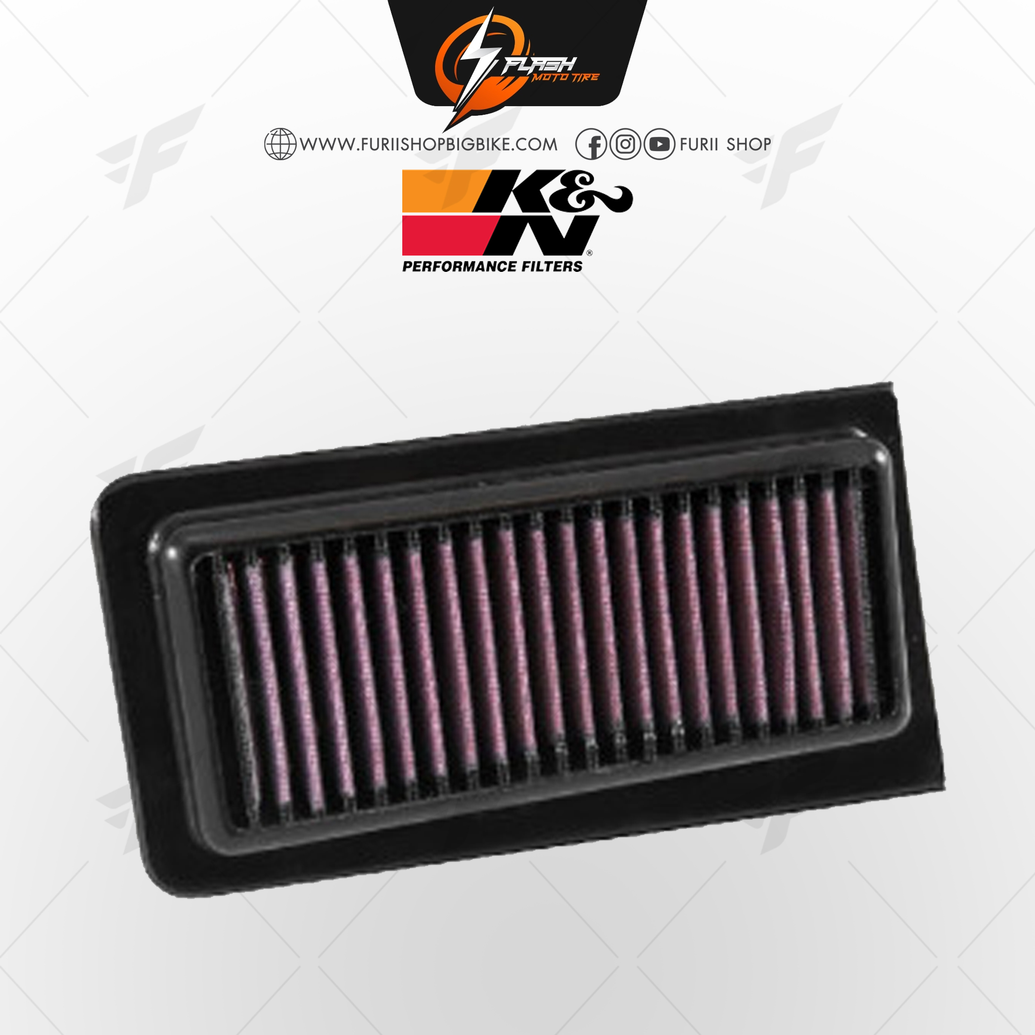 กรองอากาศ K&N สำหรับ SUZUKI