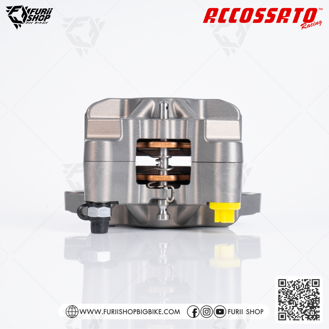 ปั้มล่าง Accossato Front Axial Brake 2P Caliper CNC (PZ015H-ST)