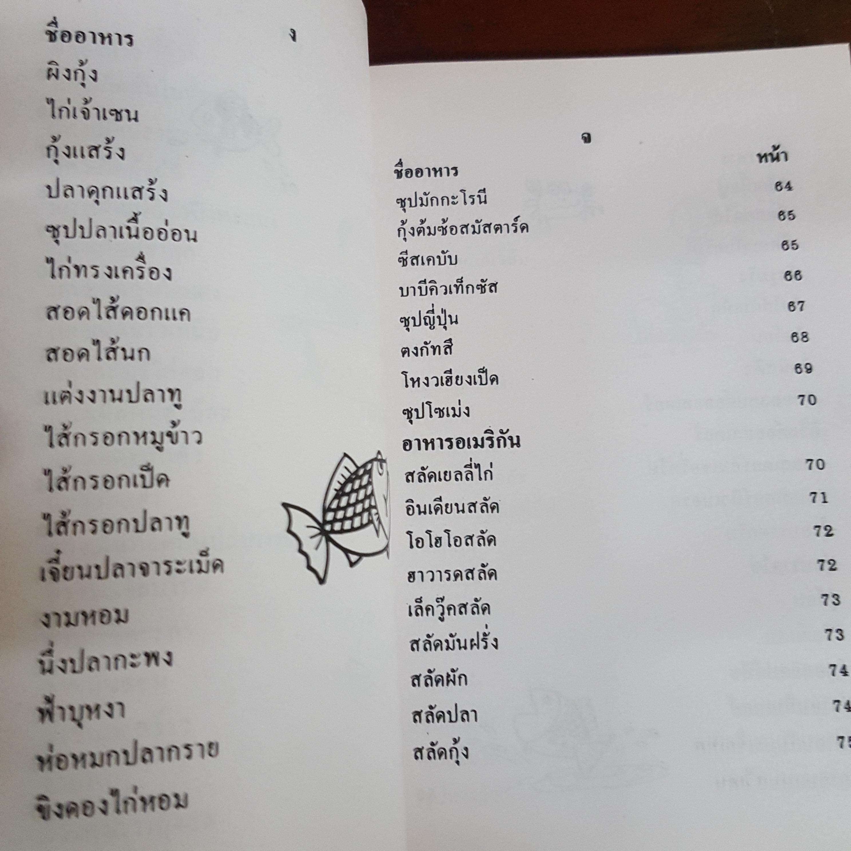 ตำราอาหารนานาชนิด คาว หวาน ไทย จีน ฝรั่ง