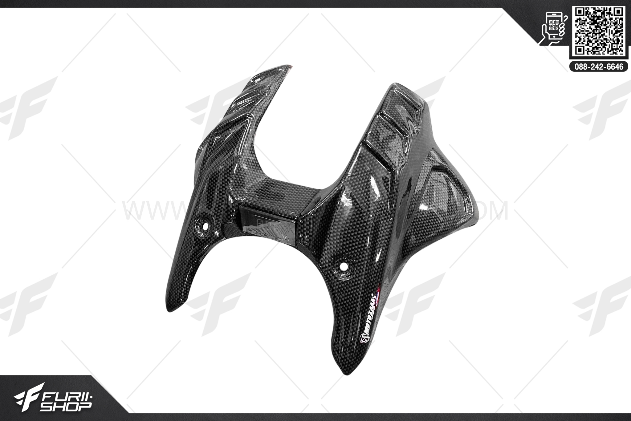 ครอบหัวถังน้ำมัน+วัดโวลล์ Motozaaa FOR HONDA CBR,CB 650R 2019