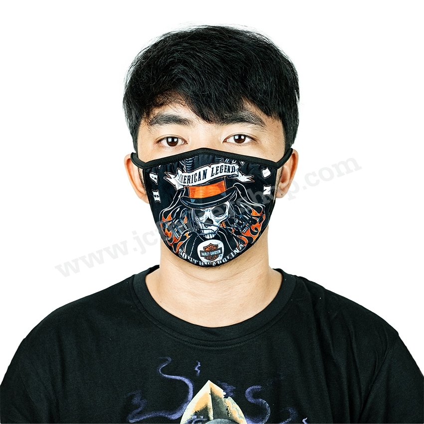 ผ้าปิดจมูกลายHDกันมลภาวะผ้านาโนแห้งไวมีที่เปลี่ยนแผ่นกรองลวดลายคมชัด #04