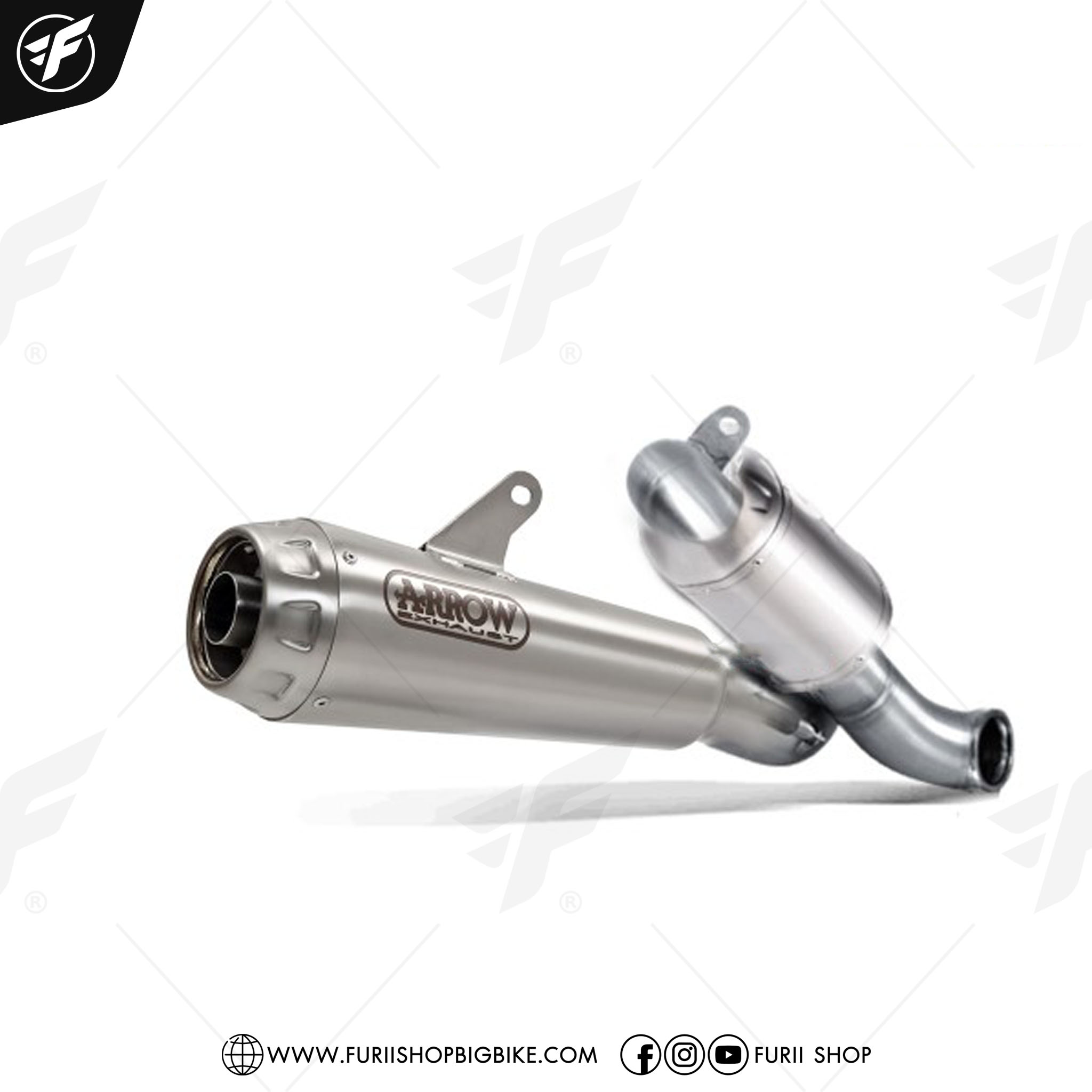 ท่อ ARROW SLIP ON MOTOGP + LINK For Ducati Scramble800 Desert Sled 2017-2020