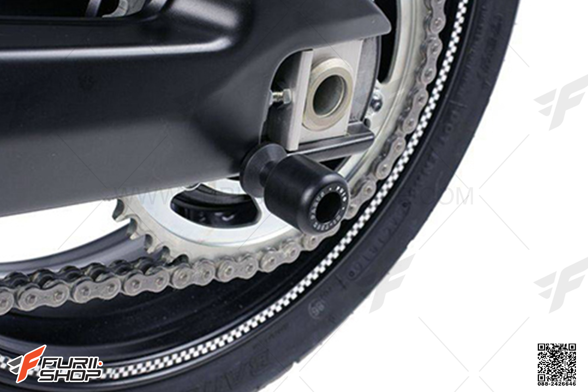 สปูน PUIG FOR KAWASAKI ZX6R 2019 สปูนยกมอเตอร์ไซค์ บิ๊กไบค์