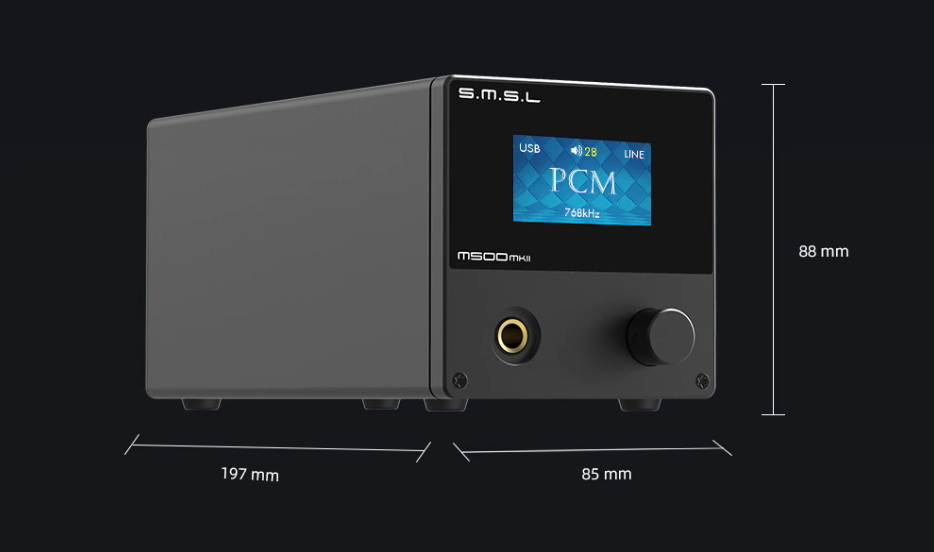SMSL M500 MKii Bluetooth DAC& แบบตั้งโต๊ะ รองรับ MQA ประกันศูนย์ไทย