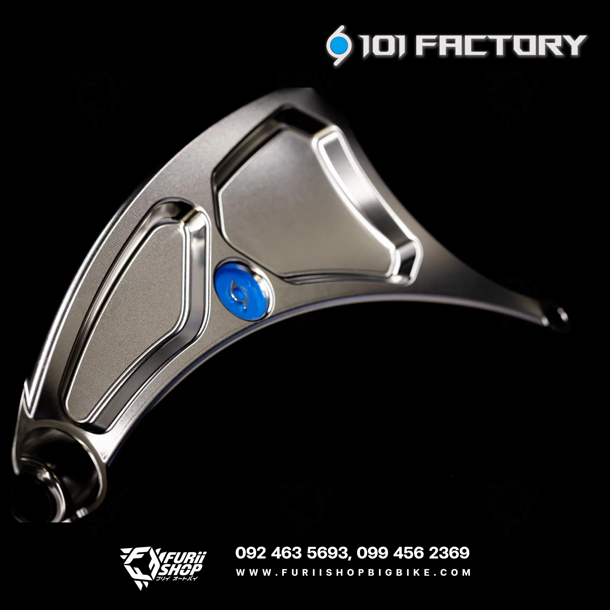 1O1 Factory - Race Arm-SP For Vespa (Sprint/Primavera stabler swing arm)