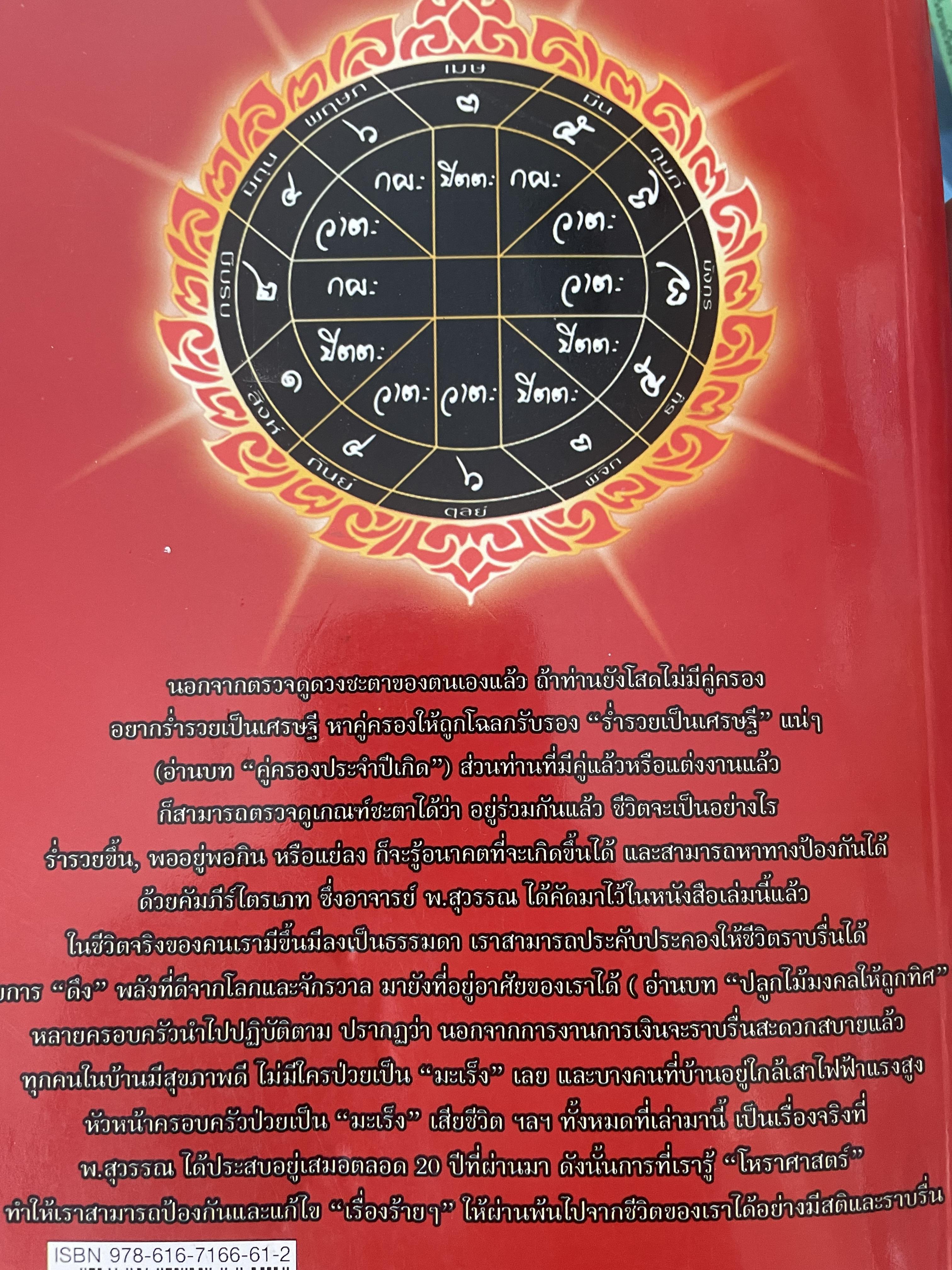 ตำราพรหมชาติ (ฉบับประจำบ้าน) โดย พ.สุวรรณ เป็นหนังสือเล่มใหญ่สภาพใหม่ หนังสือหนา หน้า 3,300 กรัม
