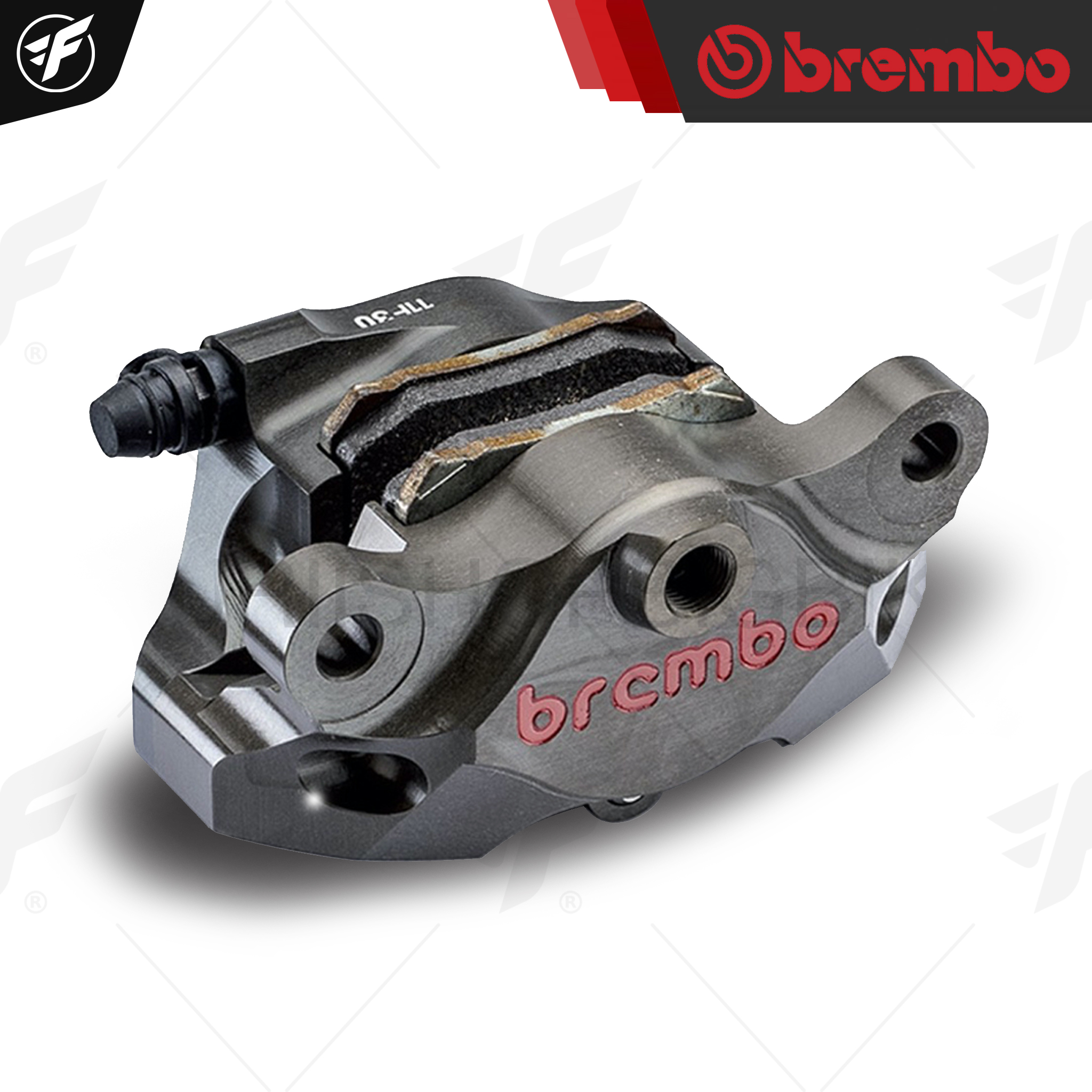 ปั๊มเบรคล่าง Brembo CNC 2P Brown (ด้วงช็อค)