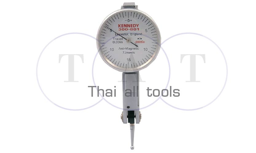 ไดอัลเกจ แบบเข็มกระดก 0.03" x 0.0005" x 0-15-0 LEVER DIAL GAUGE JEWELLED KENNEDY