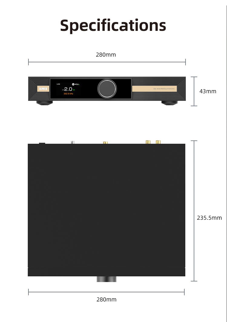 SMSL VMV D2R DAC ตั้งโต๊ะระดับเรือธง ชิปเซ็ต ROHM รองรับ MQA ประกันศูนย์ไทย