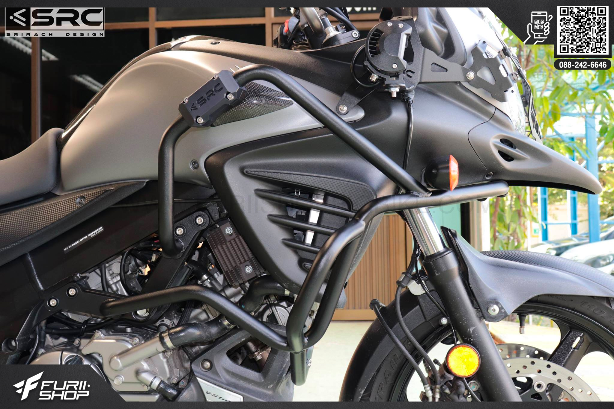 แคชบาร์ SRC Suzuki V-Strom 650 2014
