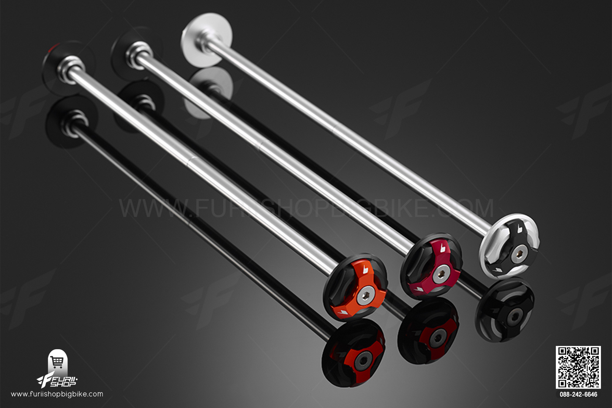 Pivot Caps with Aluminum Rod Bikers คาวาซากิ Kawasaki Z800