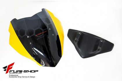 ชิวหน้า MOTOZAA ทูโทน ลายรังผึ้ง สีเหลือง FOR HONDA CB650F