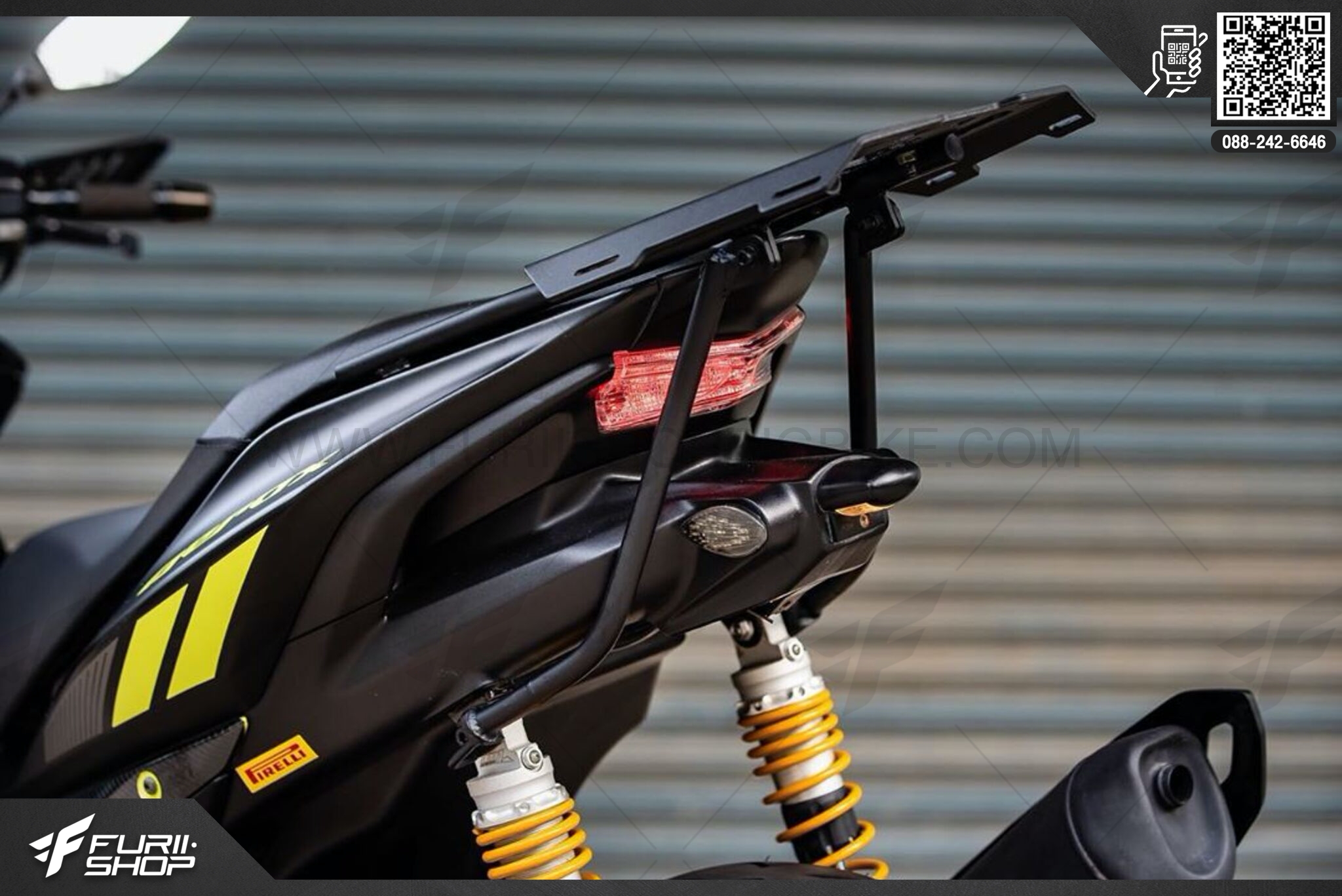ชุดแร็คท้าย MOTOZAAA FOR YAMAHA AEROX 155