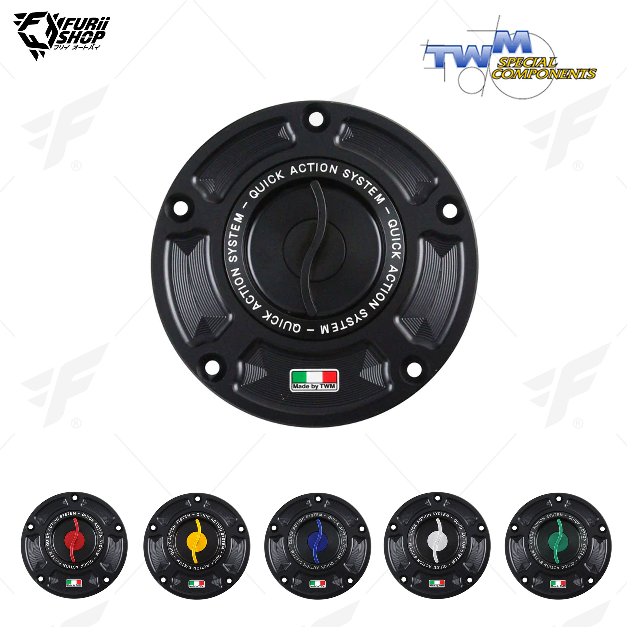 ฝาถังน้ำมัน Aluminium Fuel Cap TWM THPR.03 : for Honda CBR 150 R / 250 RR 16-17/CBR 500 F/R 16-20/CBR 650 R/F 15-20/ SP CBR 1000 RR/SP/SP2/RR-R 17-21