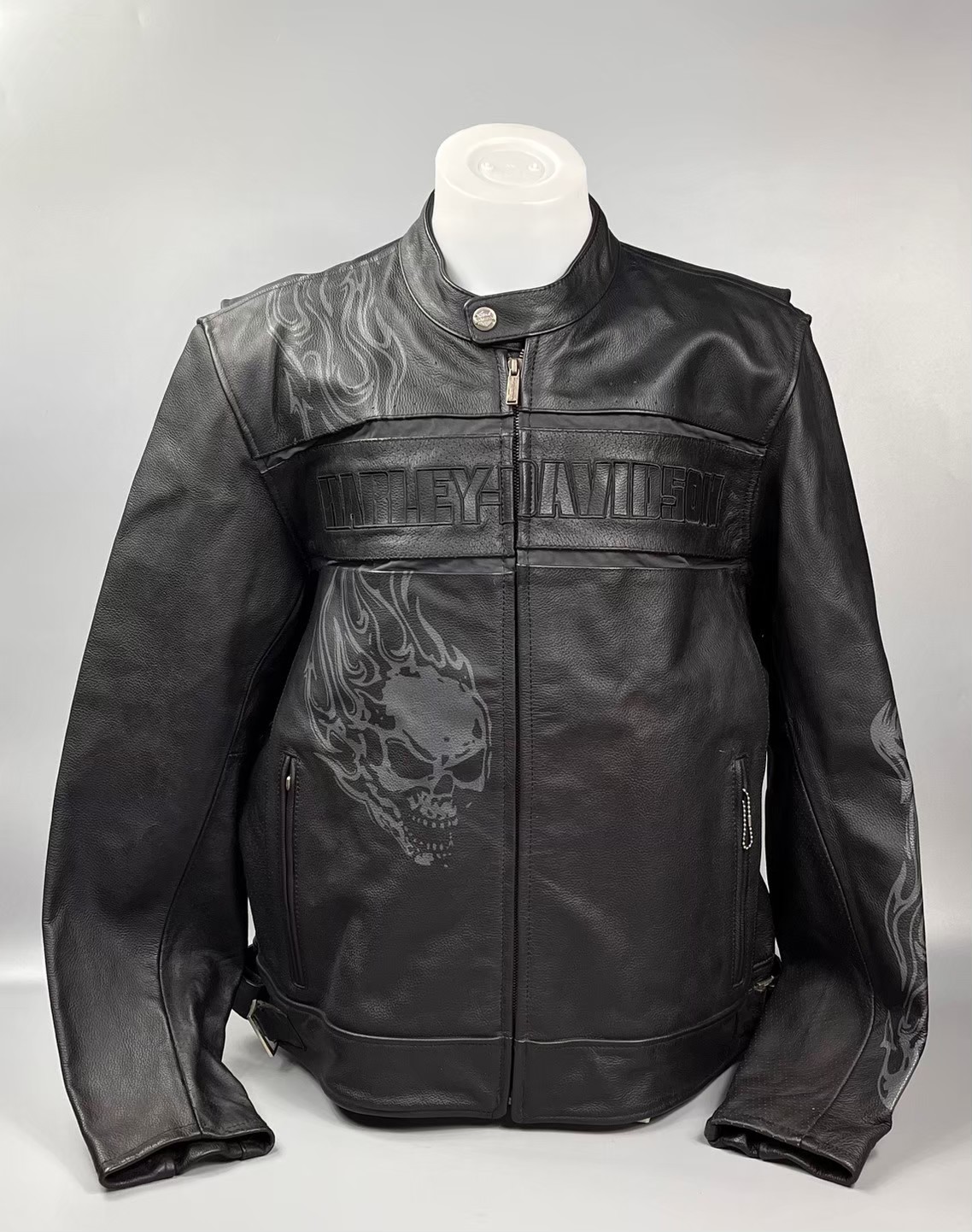 H-D Riaing Cowhide Gear Lather 97073- 11VM