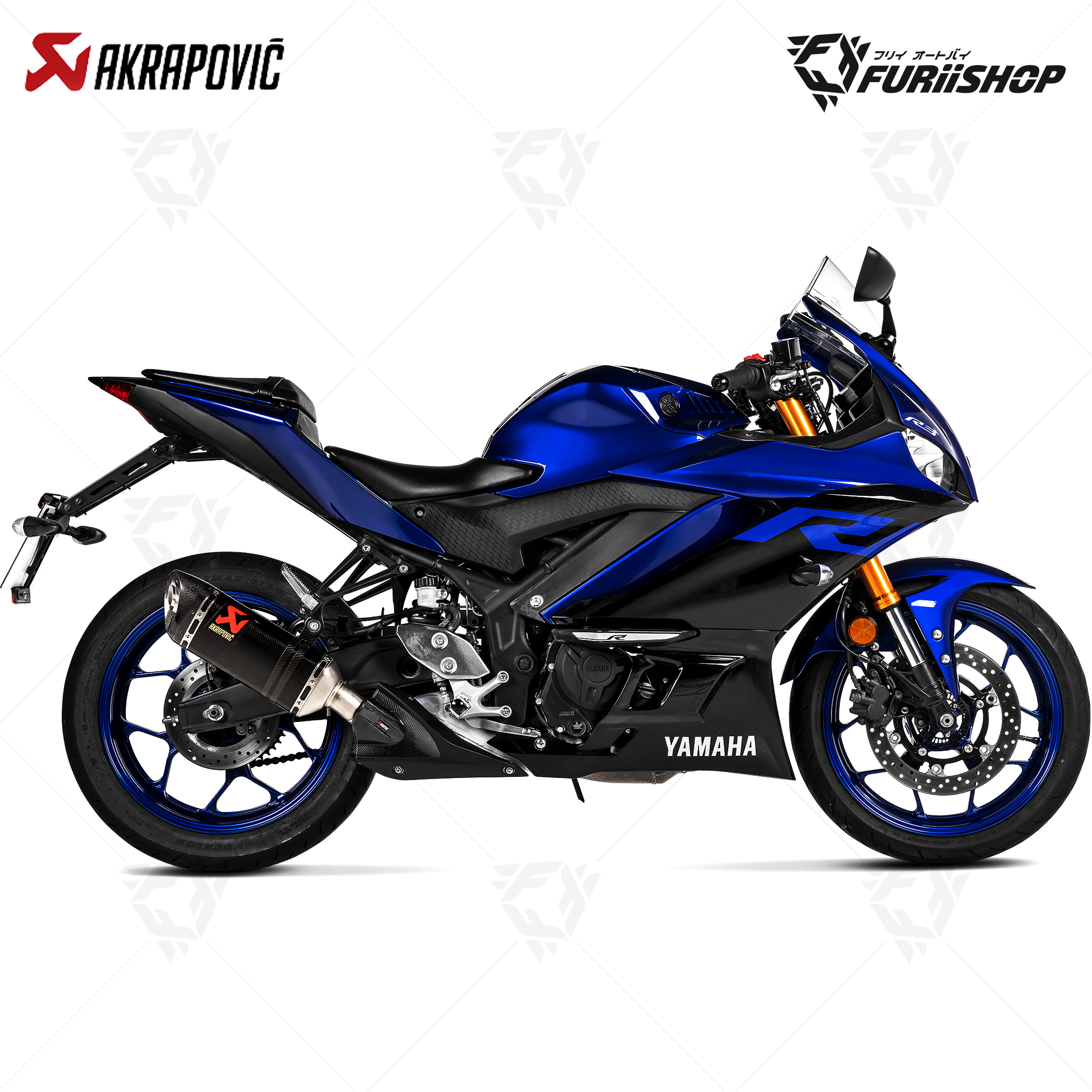 Akrapovic Carbon Heat guard Carbon : for Yamaha YZF-R3/MT03 15-18/19-20/2021-2024/All new 2025