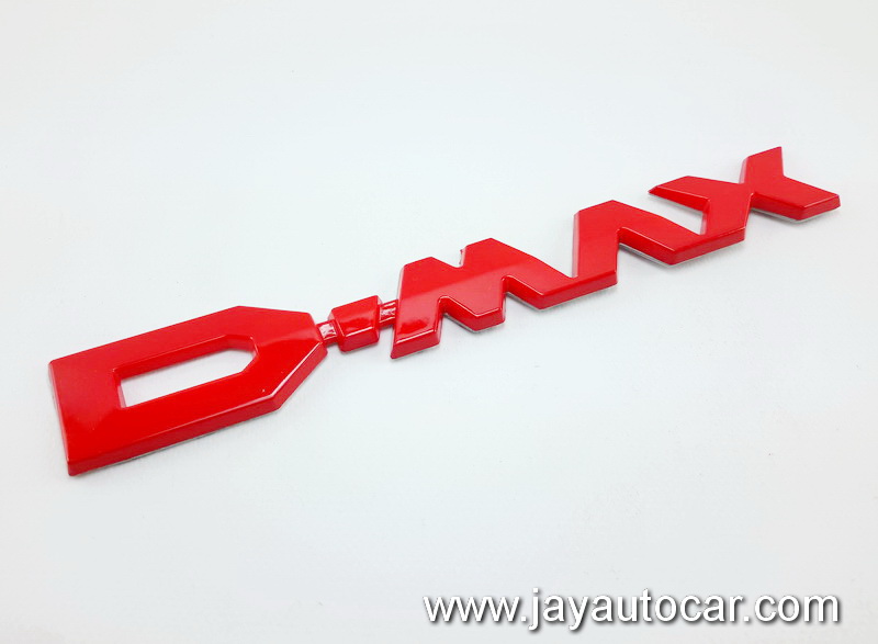 LOGO ISUZU DMAX RED โลโก้ อีซุซุ ดีแม็ค สีแดง