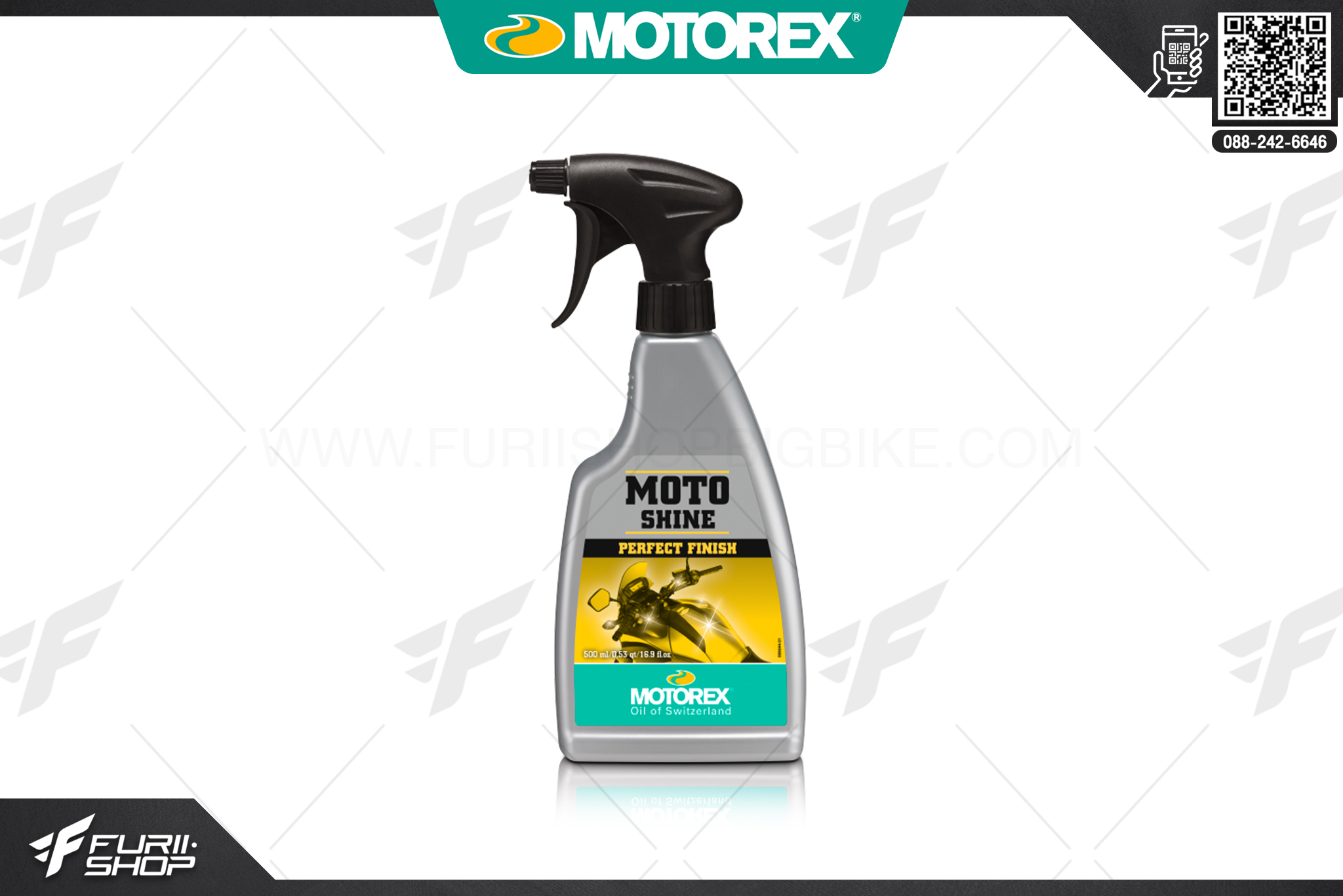สเปรย์เพิ่มความแวาว CLEAN & CARE : MOTO SHINE