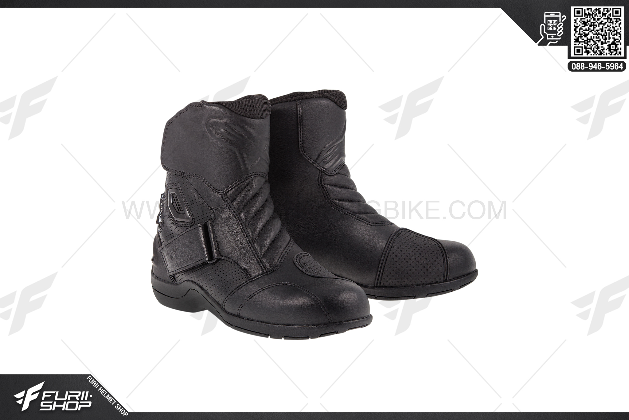 รองเท้า Alpinestars GUNNER WP ดำ