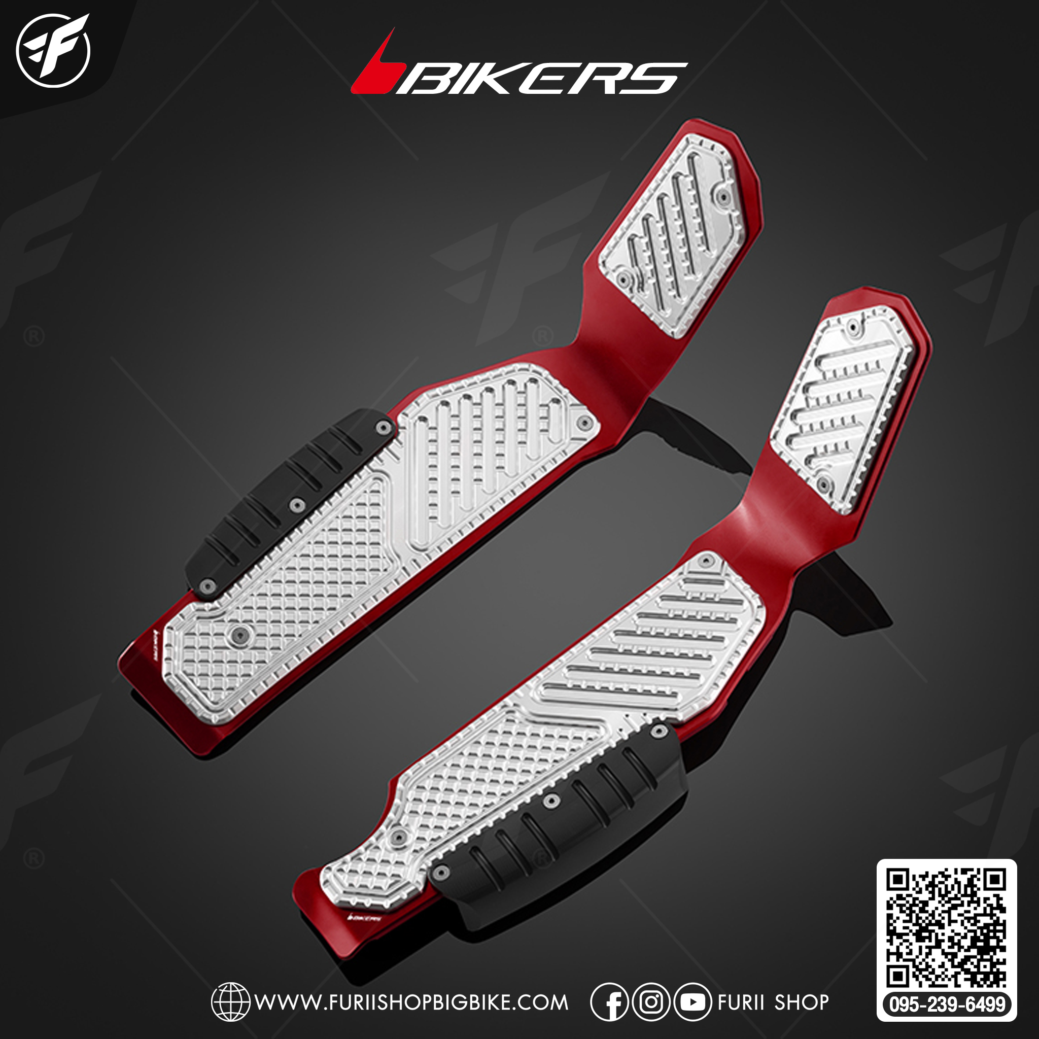 Bikers แผ่นวางเท้าพร้อมกันล้มด้านข้าง H0927 for Honda X-ADV 2021