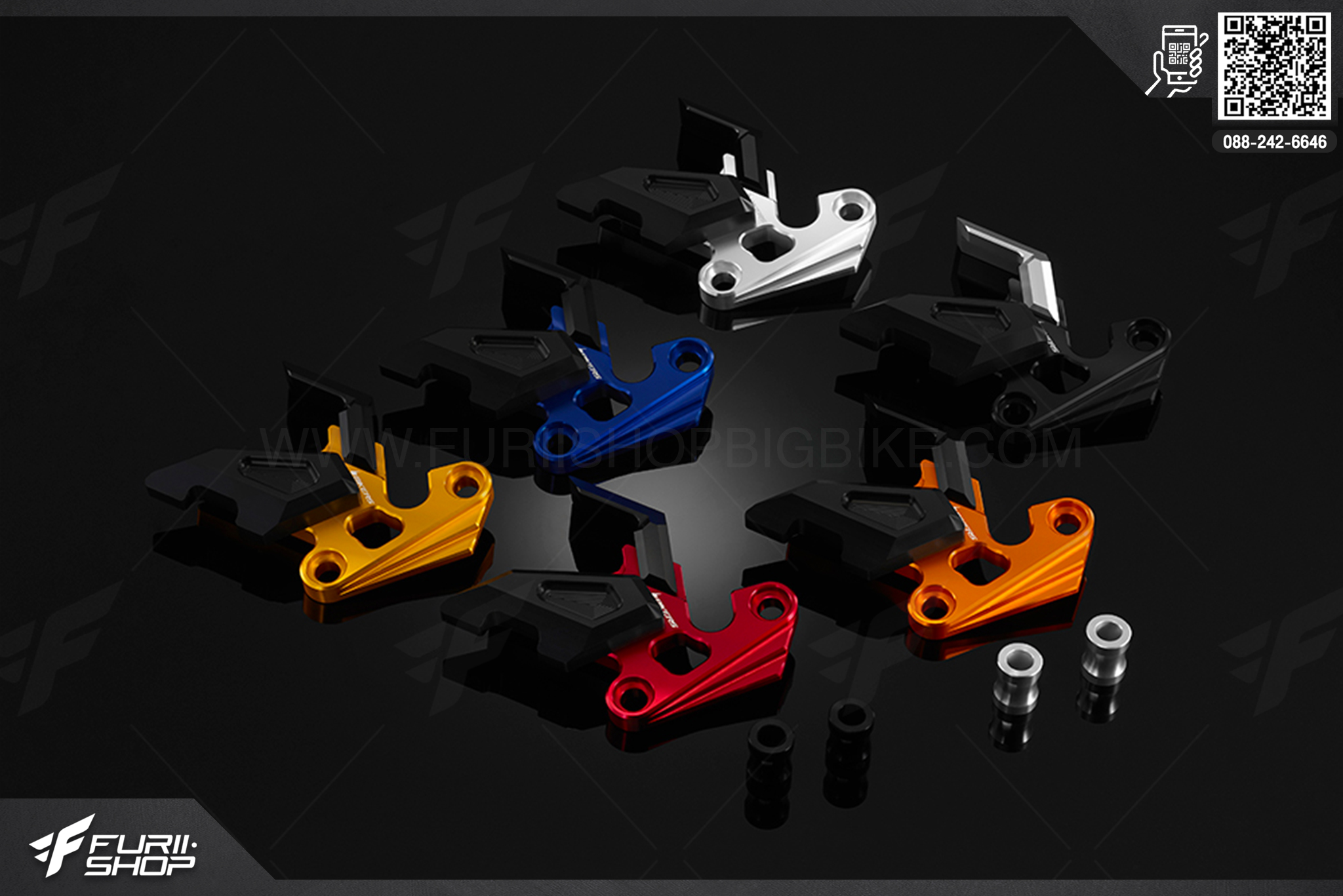 เบรคหน้า Front Caliper Brake Guard Biker Yamaha YZF-R15 (2014-2016)