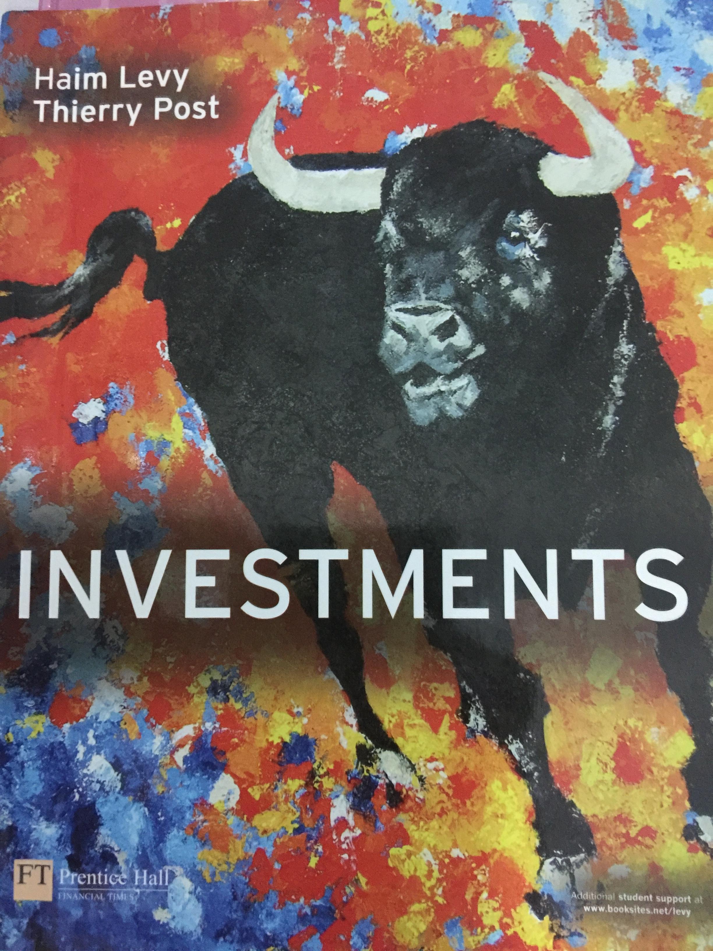 INVESTMENTS. ผู้เขียน Haim Levy และ Thierry Post 0 กก.