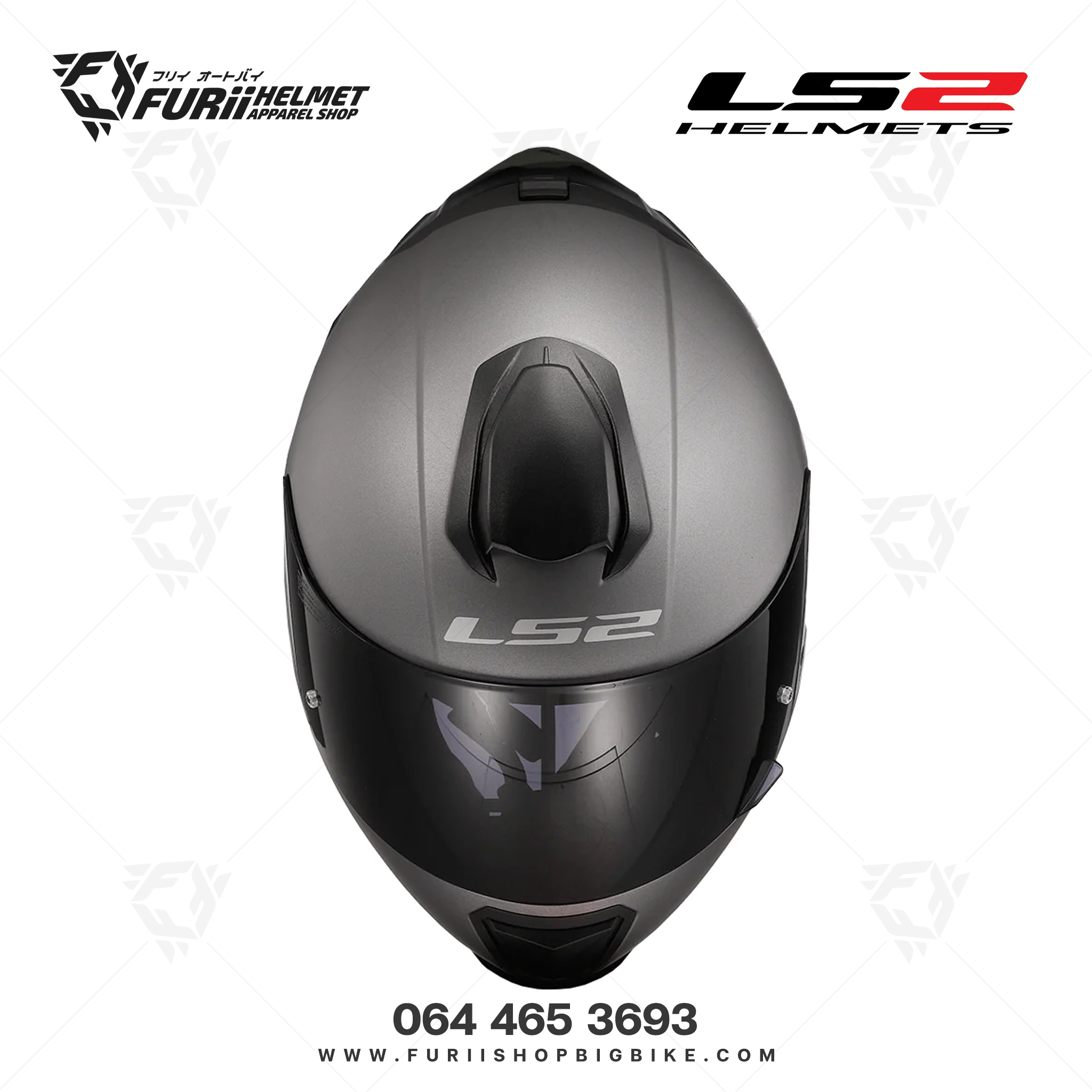 หมวกกันน็อค LS2 Helmet FF802 FLASH : NARDO GRAY