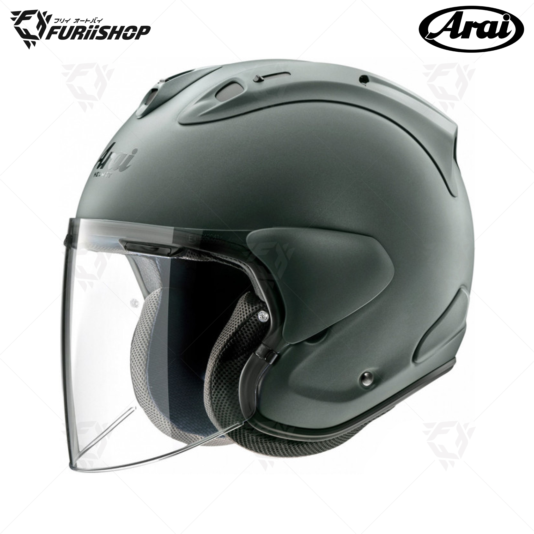 หมวกกันน็อคเต็มใบ Arai : SZ-R EVO Matt Green