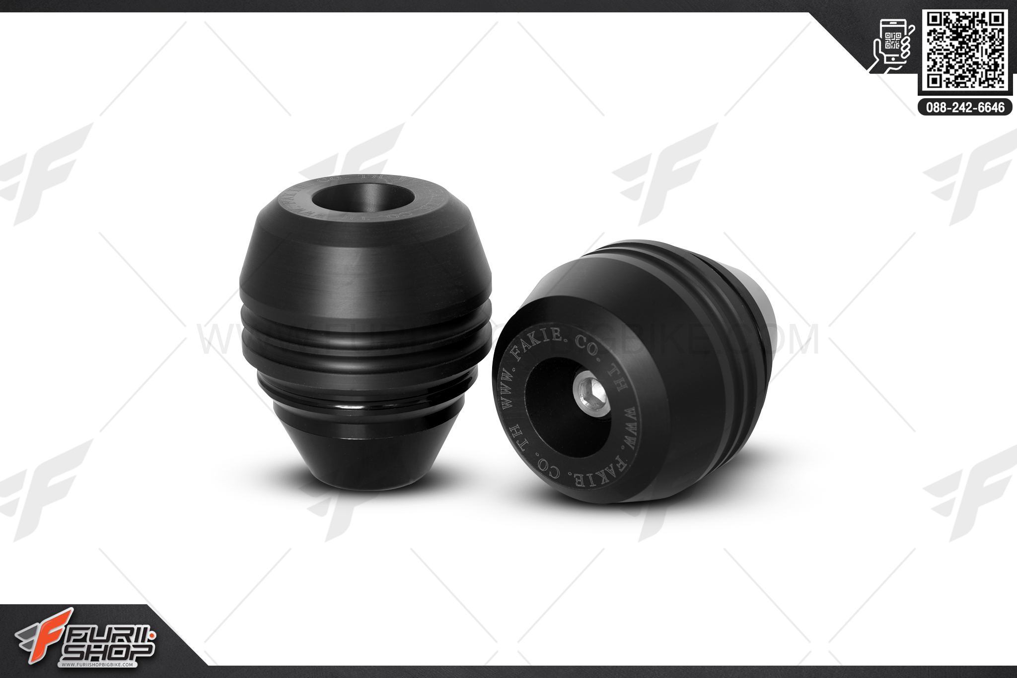 กันล้ม Fakie N-MAX155 สีดำ