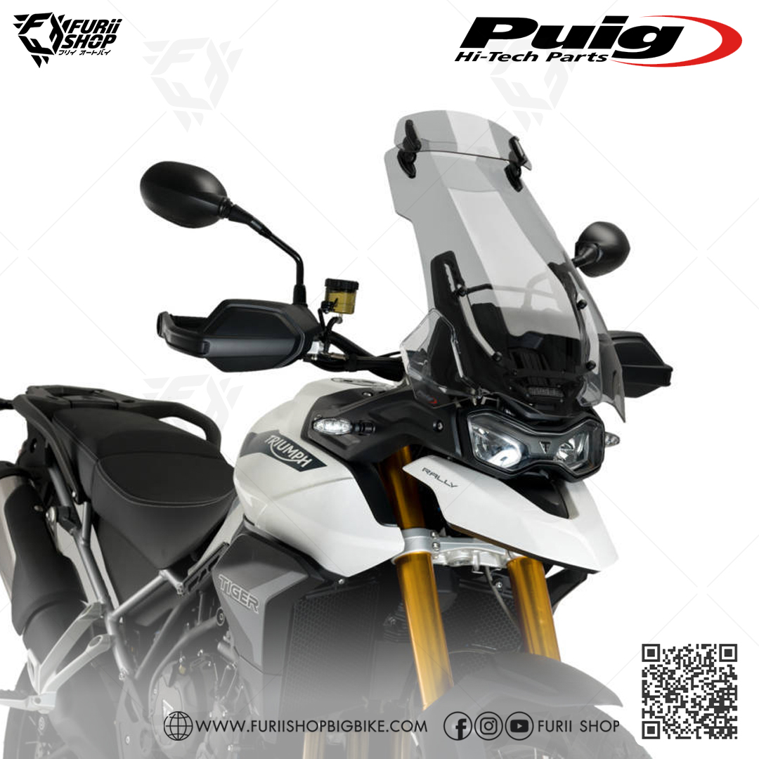 ชิลด์หน้า Puig Windshield Touring 2 Steps : for Triumph Tiger900 2020