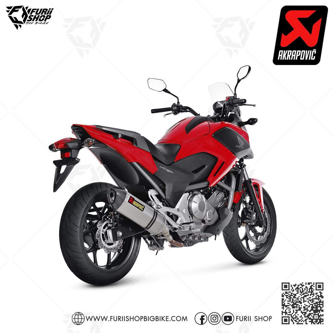 ท่อมอเตอร์ไซค์ AKRAPOVIC TITANIUM SLIP-ON FOR HONDA NC750 ท่อแต่ง ท่อสูตร ท่อบิ๊กไบค์ ท่อBigbike ท่อไอเสีย เอ็กพอร์ต