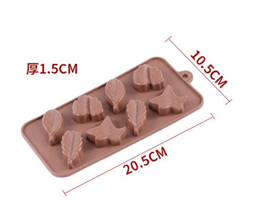 พิมพ์ฟองดอง แม่พิมพ์ใบไม้ n