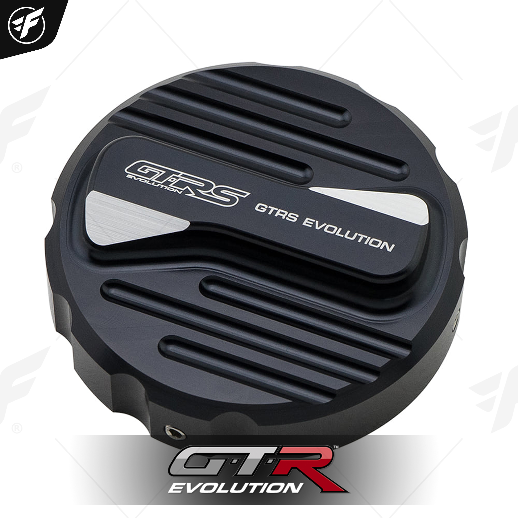 ฝาครอบฝาถัง GTRS ทูโทน ADV/AEROX/FORZA/PCX/ZOOMER-X ดำ