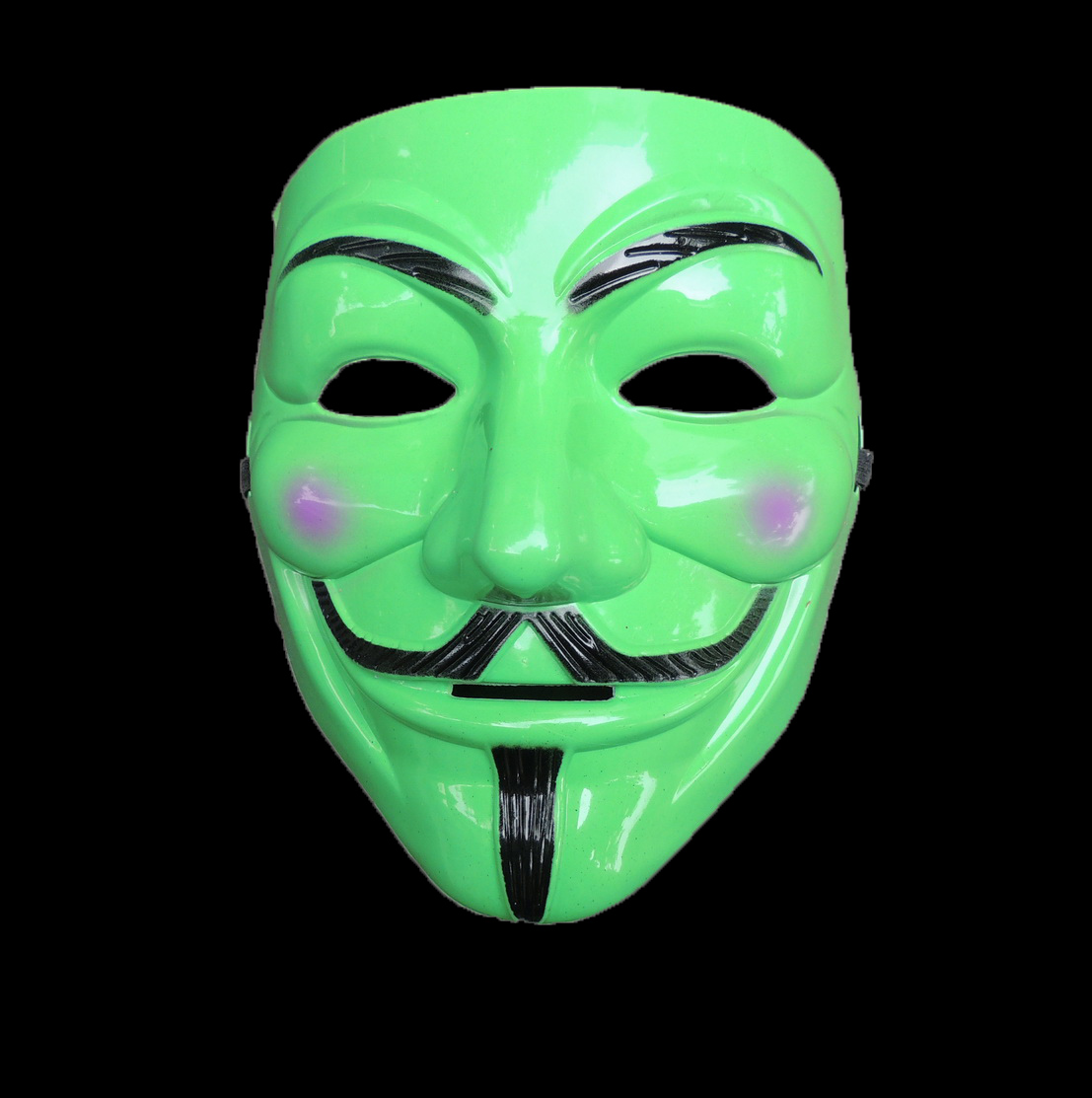 หน้ากาก+ถุงมือ Guy Fawkes จากภาพยนต์เรื่อง V for Vendetta หน้ากากปาร์ตี้