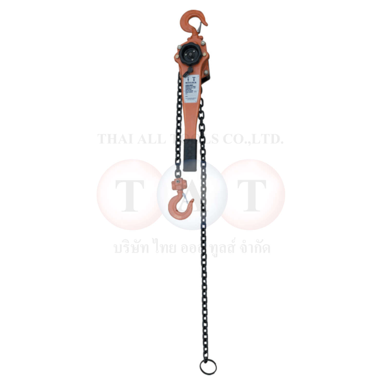 Matlock.1.5 TON 1.5MTR LEVER HOIST C/W OVERLOAD BREAK