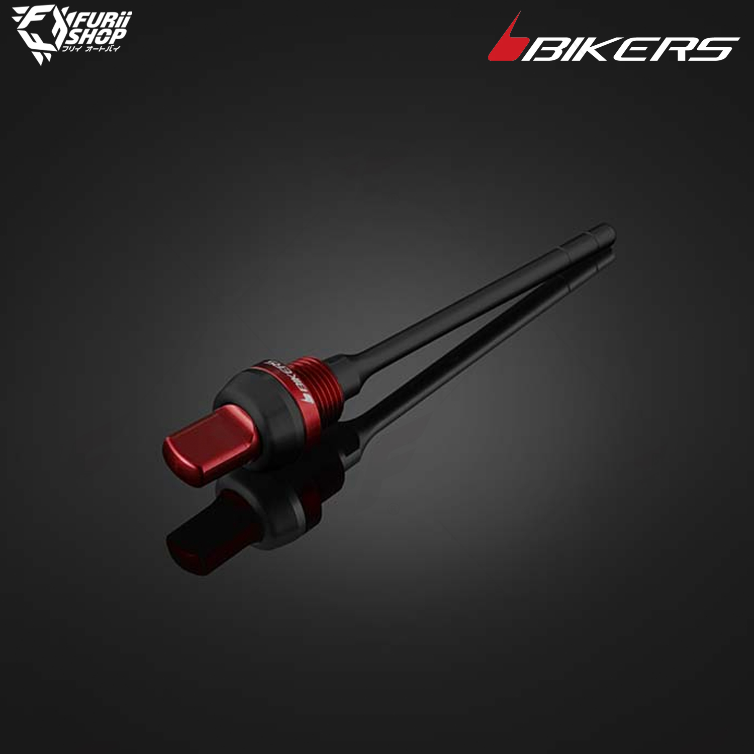 ตัวปิดน้ำมันเครื่องพร้อมก้านวัดระดับน้ำมัน Bikers Oil Filler Plug with Leveling Rod : for Lambretta X300