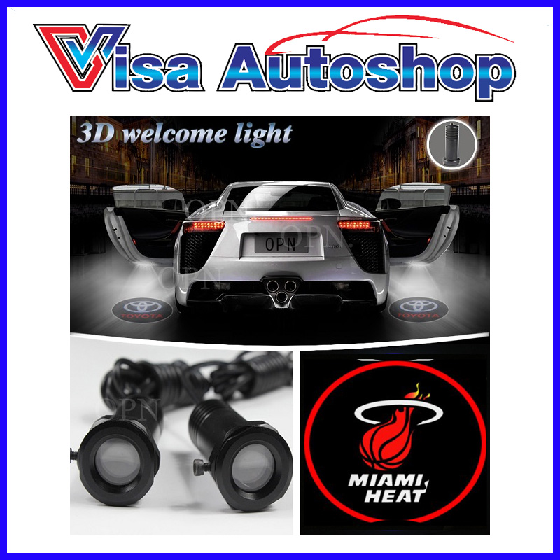 ไฟส่องประตู Welcome Light - Miami Heat