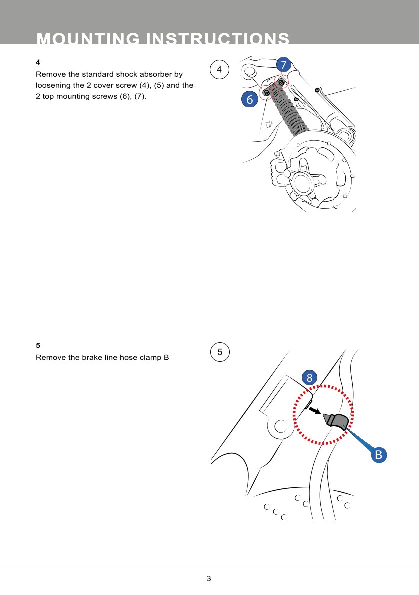 โช้คหน้า OHLINS PI901 For Vespa GTS150/GTS300 2019-2022