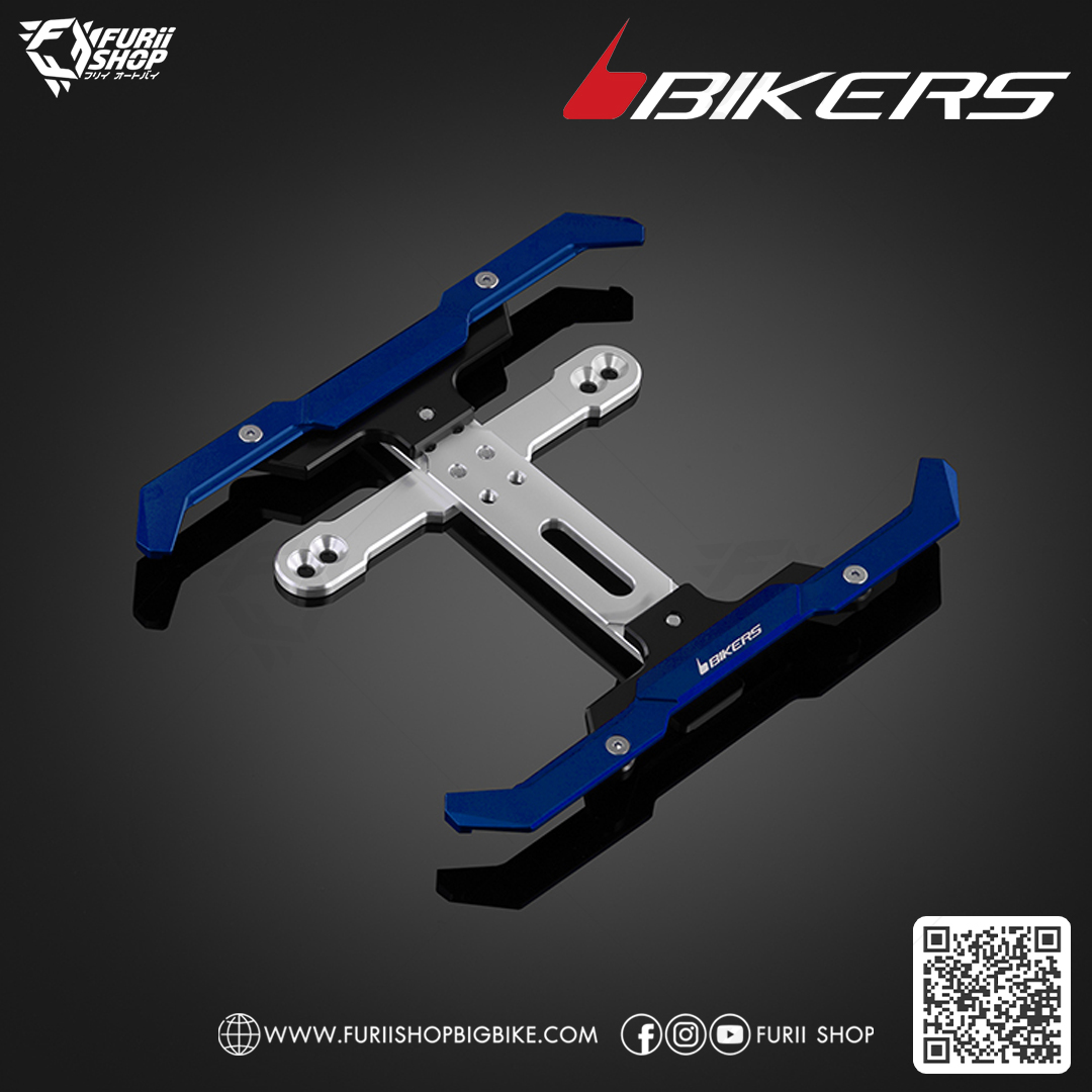 กรอบป้ายทะเบียน รุ่นมาตรฐาน Bikers Standard Rear License Support : for Lambretta X300