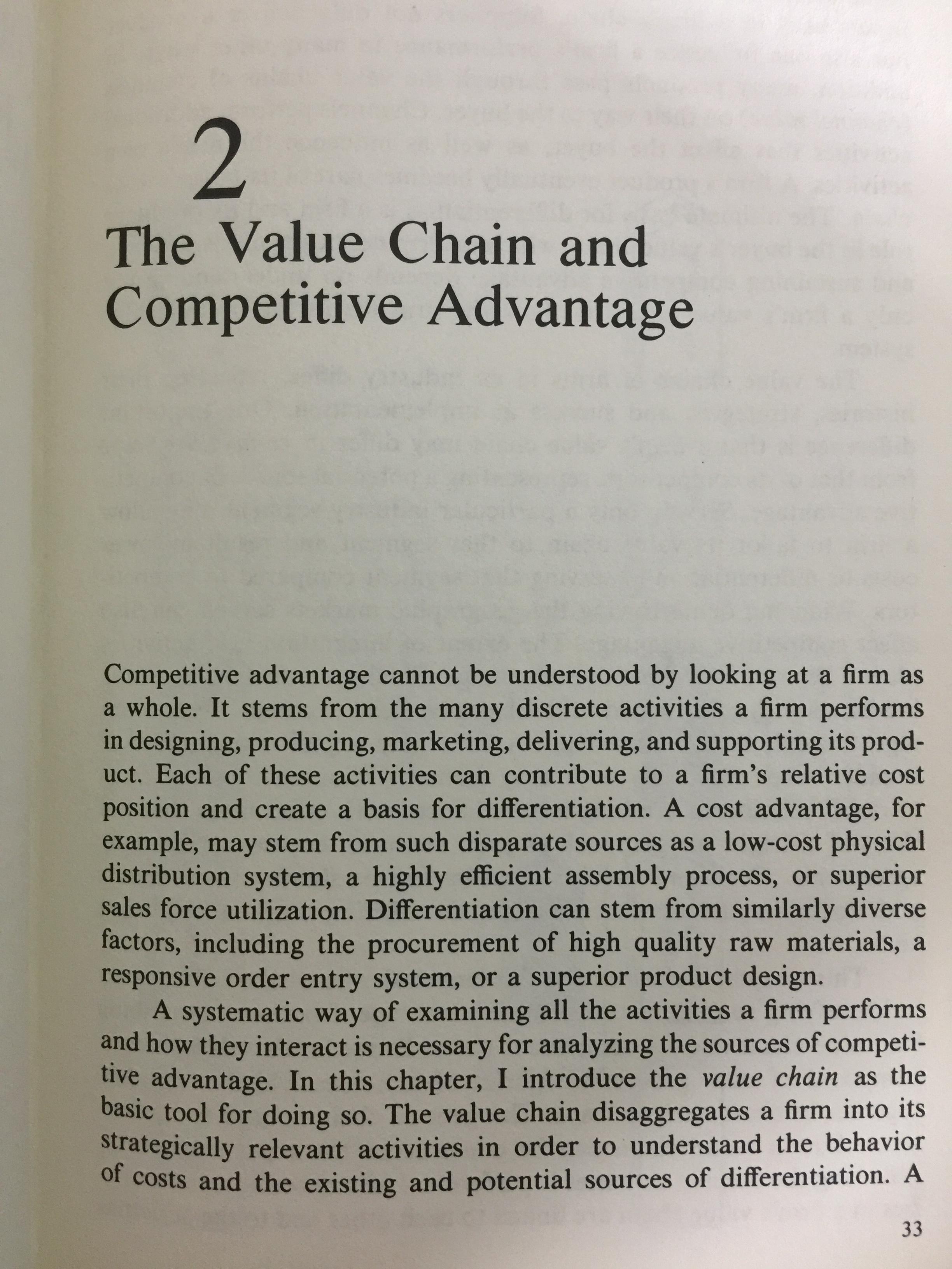 COMPLETITIVE ADVANTAGE. creating and sustaining superior performance ผู้เขียน Michael E.Porter 0 กก.